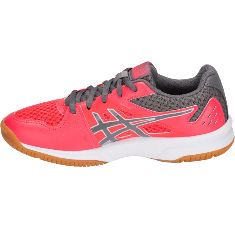 Asics Upcourt 3 Gs Jr 1074A005-700 pantofi de volei multicolor roz 1