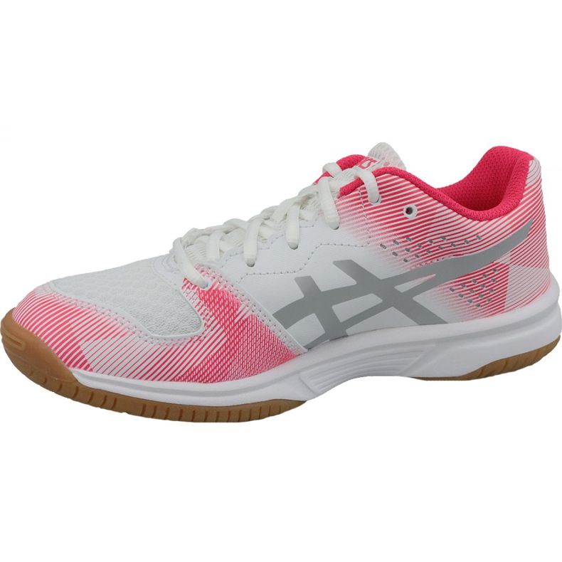 Asics Gel-Tactic Gs Jr 1074A014-101 pantofi de volei alb gri 1