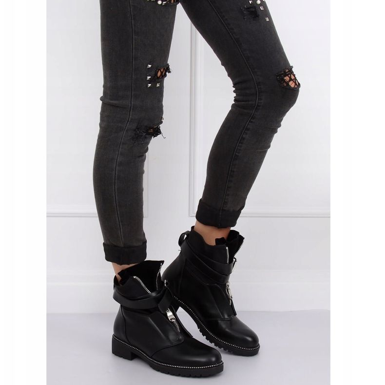 Cizme militare negre NC821 Negre negru 2