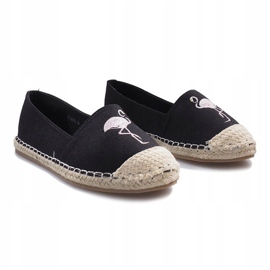 Espadrile Black Flaming negru 2