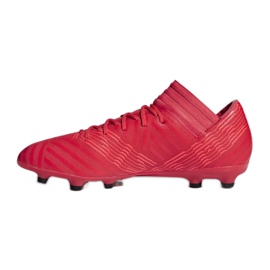 Ghete de fotbal Adidas Nemeziz 17.3 Fg M CP8987 roșu roșu 1