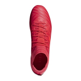 Ghete de fotbal Adidas Nemeziz 17.3 Fg M CP8987 roșu roșu 2