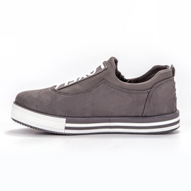 SHELOVET Pantofi sport Love Suede gri 1
