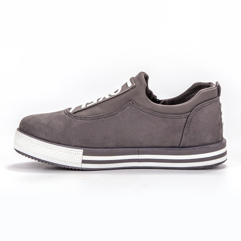 SHELOVET Pantofi sport Love Suede gri 1