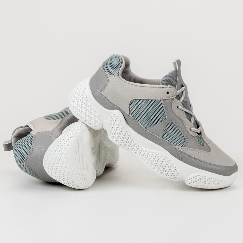 SHELOVET Adidași gri la modă 1