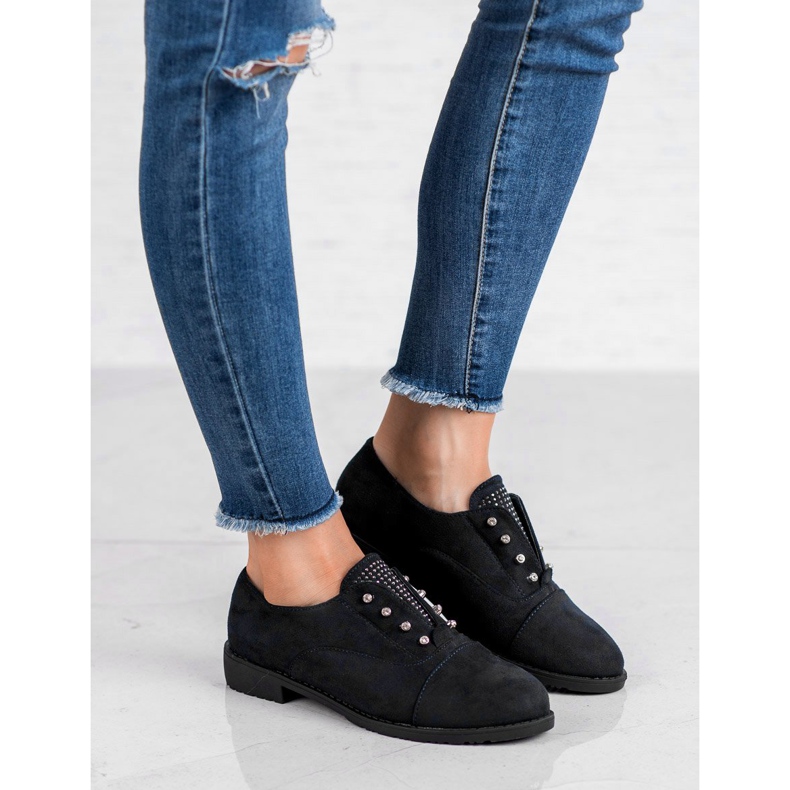 Nio Nio Pantofi alunecați negru 1