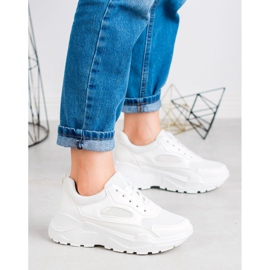SHELOVET Adidași la modă alb 1