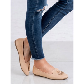 Queentina Domnii cu franjuri maro 2 Queentina Domnii cu franjuri maro 2