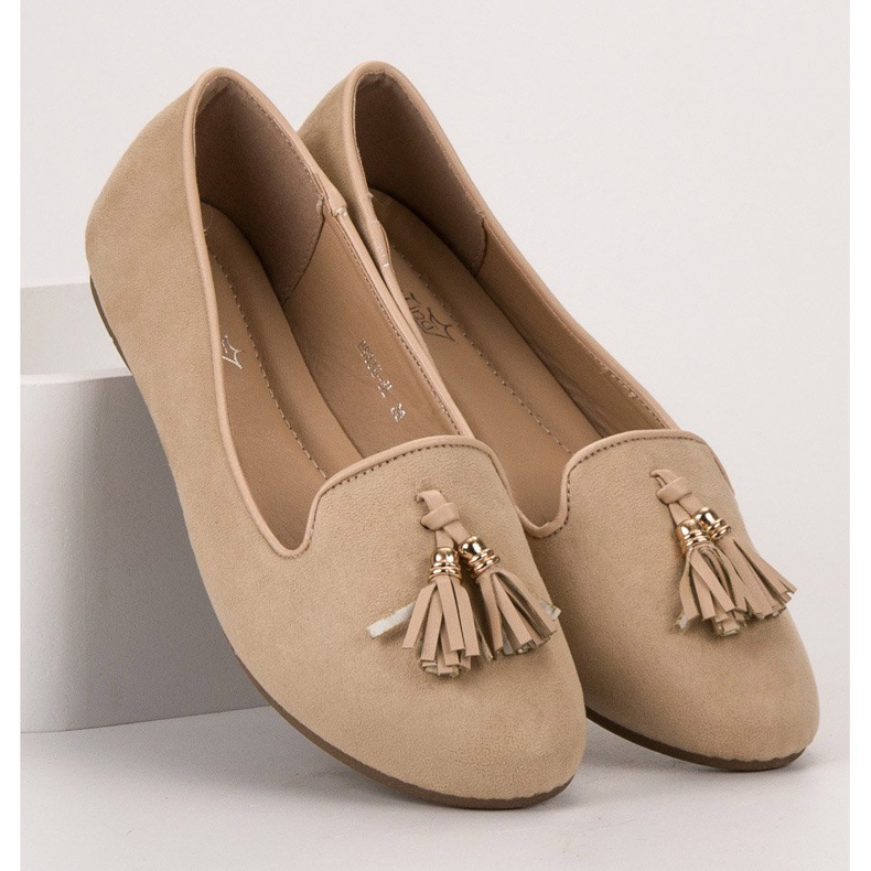 Queentina Domnii cu franjuri maro 1 Queentina Domnii cu franjuri maro 1