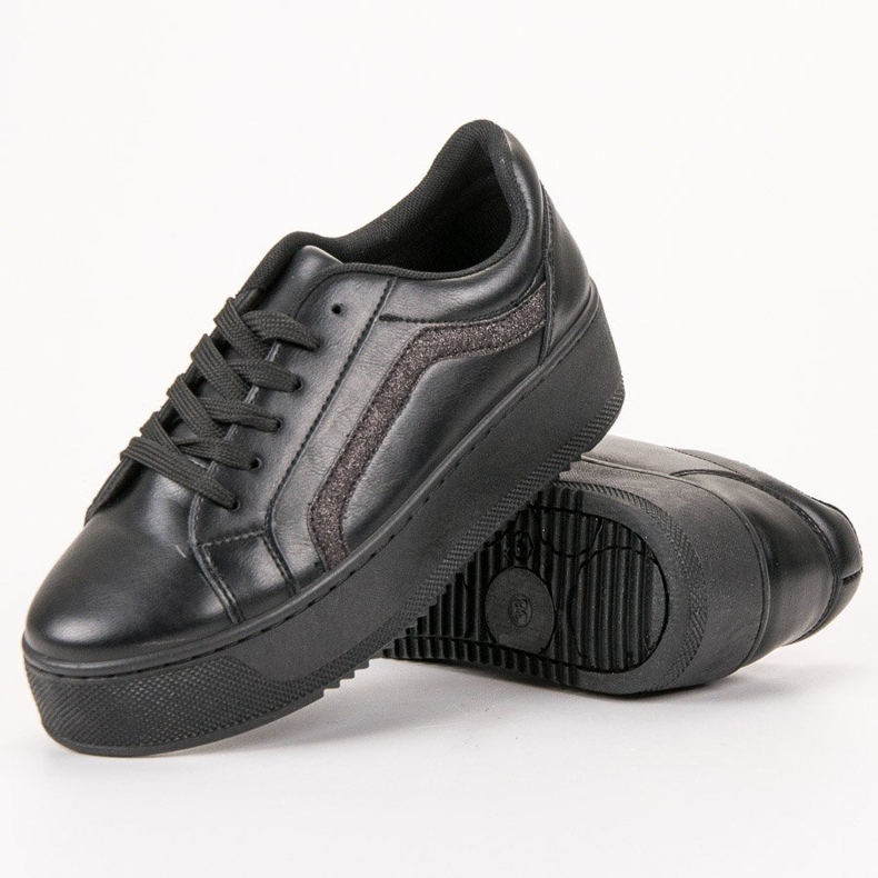 SHELOVET Încălțăminte sport pe platformă negru 1 SHELOVET Încălțăminte sport pe platformă negru 1