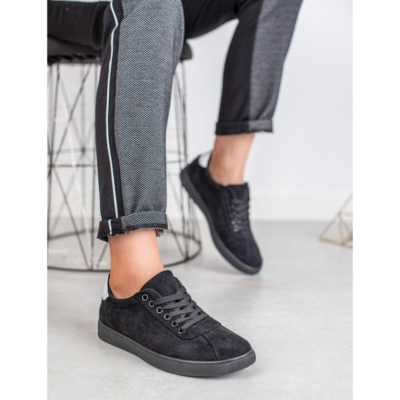 Ideal Shoes Încălțăminte neagră negru 1 Ideal Shoes Încălțăminte neagră negru 1