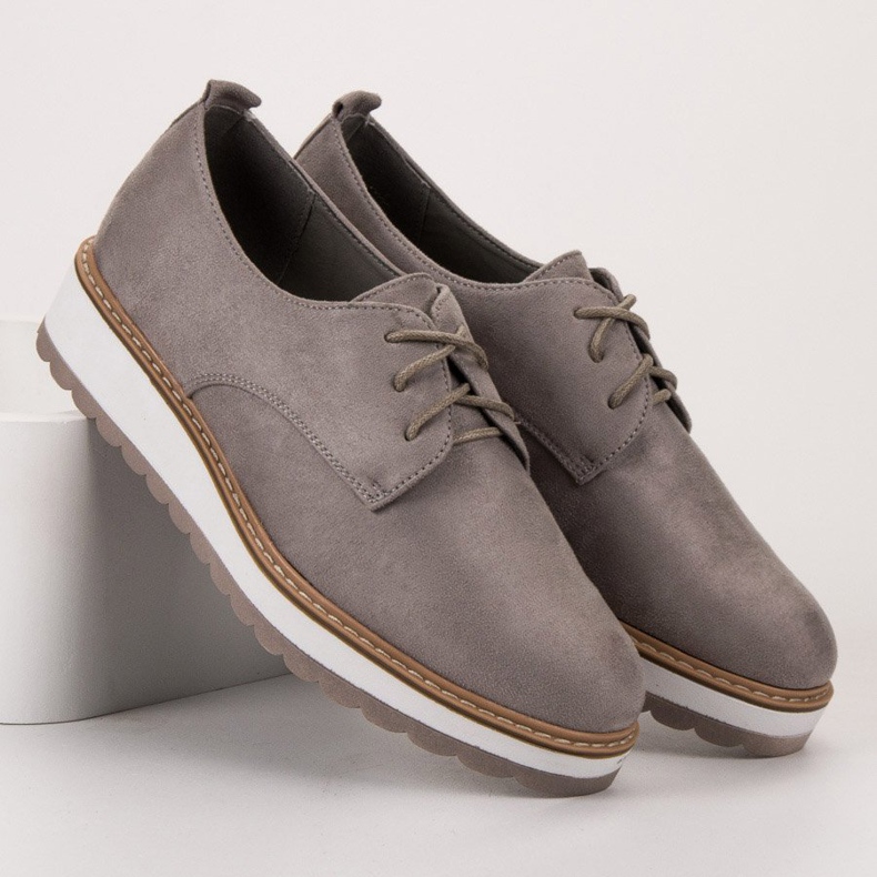 Marquiz Încălțăminte gri pentru femei 1