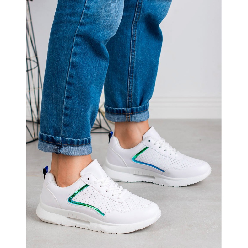 SHELOVET Pantofi sport pentru femei alb 2