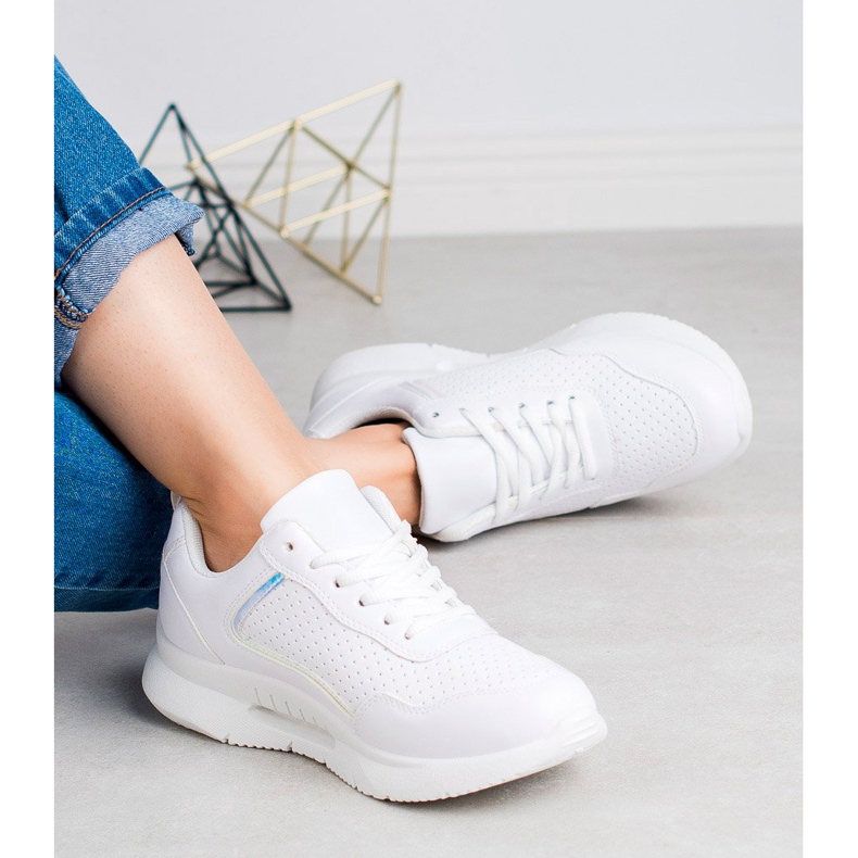 SHELOVET Pantofi sport pentru femei alb 2