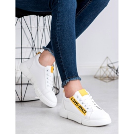 Jumex Încălțăminte sport confortabilă alb 1