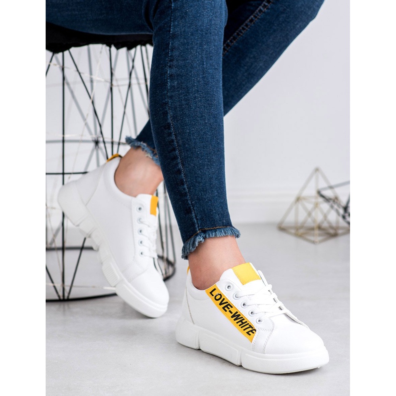 Jumex Încălțăminte sport confortabilă alb 1