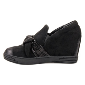Vinceza Pantofi cu pană Vici negru 1 Vinceza Pantofi cu pană Vici negru 1