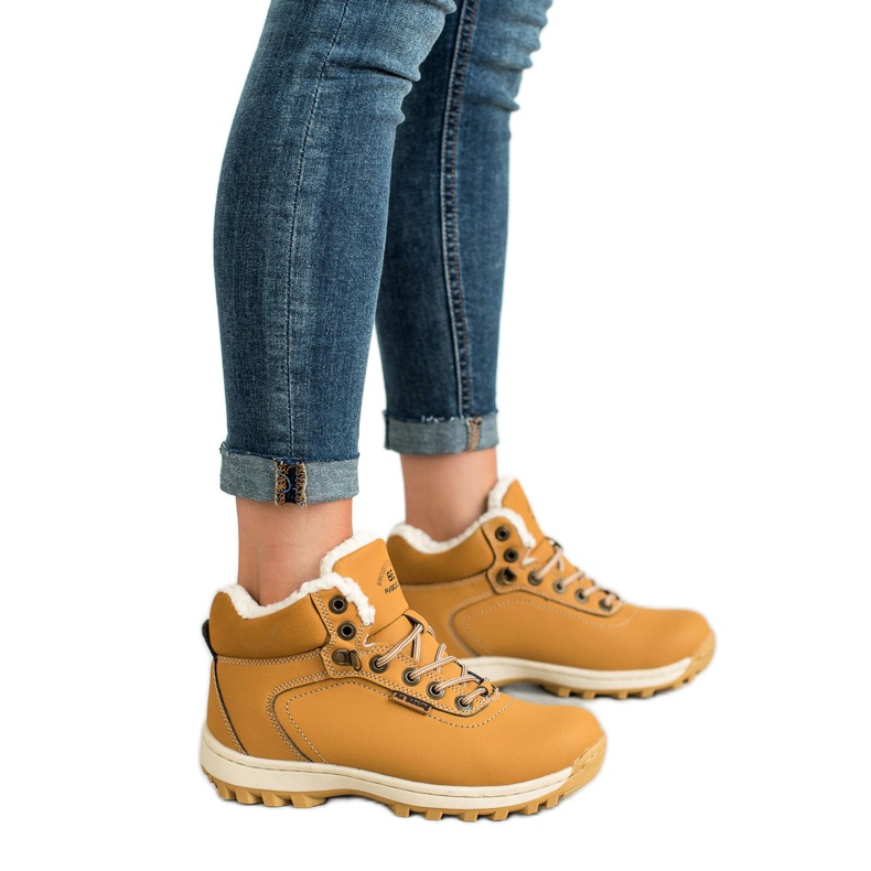 Ax Boxing Pantofi de trekking calzi galben 2 Ax Boxing Pantofi de trekking calzi galben 2