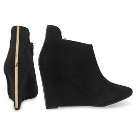 Pompe din piele de căprioară TL01-1 negru 1