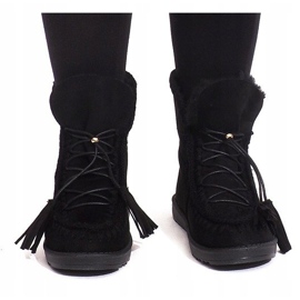 Cizme bine izolate R148 Negru 1