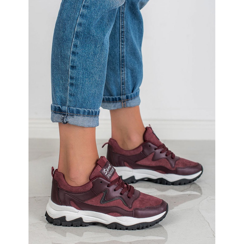 Ax Boxing Pantofi sport Burgundy roșu 1 Ax Boxing Pantofi sport Burgundy roșu 1