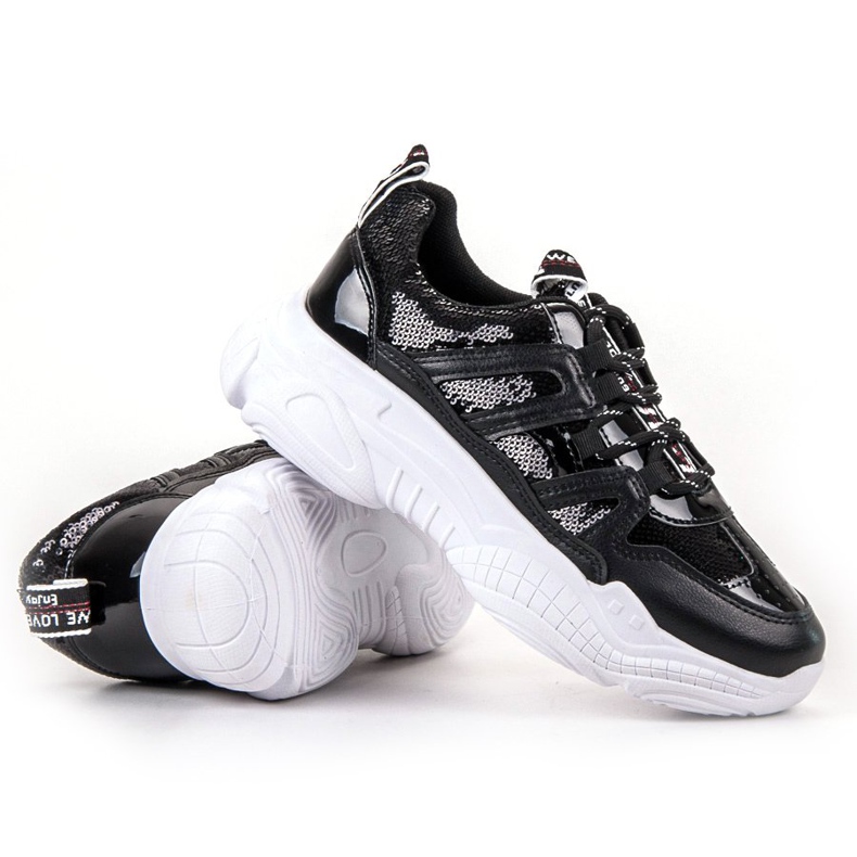 Ax Boxing Tenisi Cu Paiete negru 1 Ax Boxing Tenisi Cu Paiete negru 1