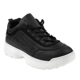 Pantofi sport negri adidași GL808 negru 1 Pantofi sport negri adidași GL808 negru 1