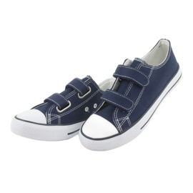 Atletico Adidași cu velcro bleumarin alb albastru marin 3 Atletico Adidași cu velcro bleumarin alb albastru marin 3