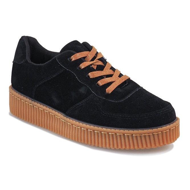 Creepers cu șiret negru 7-K3568A 1