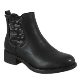 Kayla Shoes Cizme cu toc înalt izolate negre 88053 negru 1