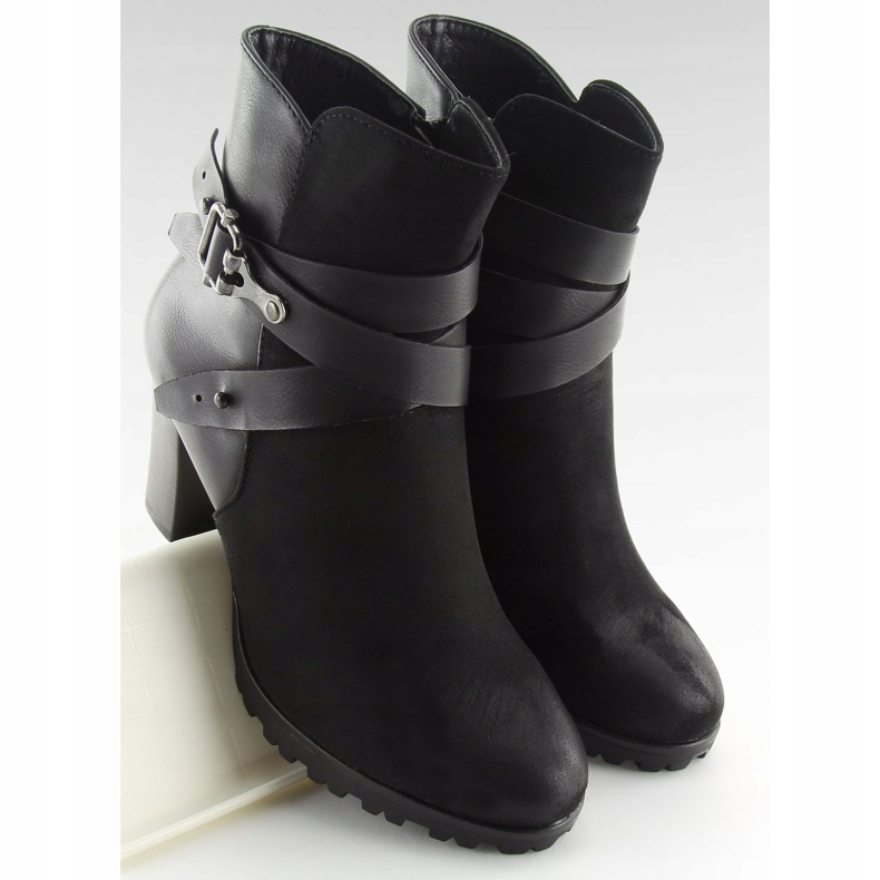 Negru 8287 Tocuri înalte negre 2