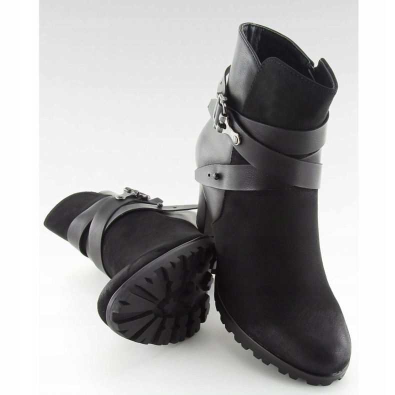 Negru 8287 Tocuri înalte negre 1