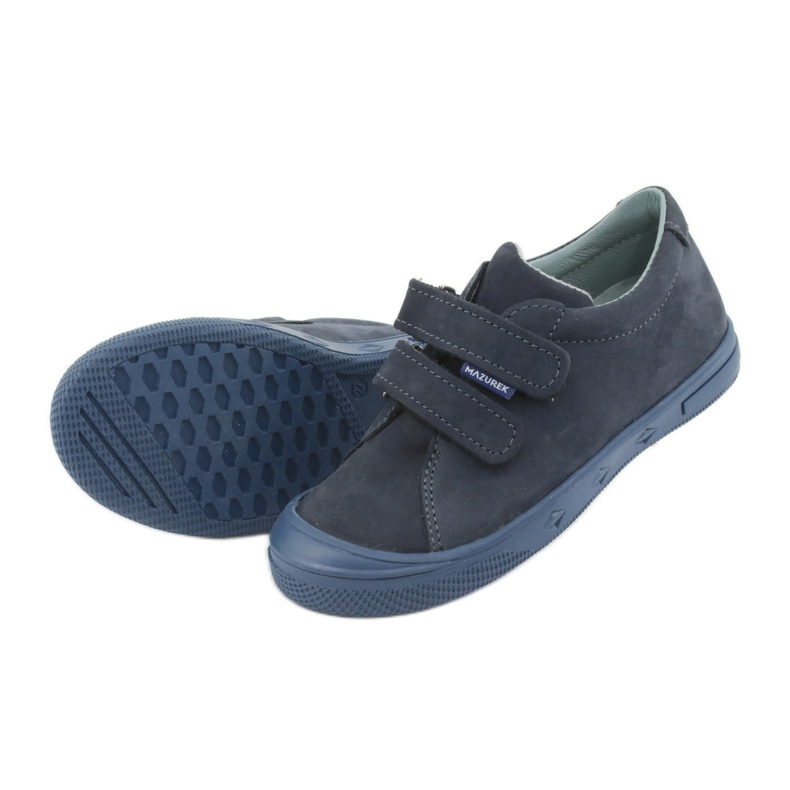 Încălțăminte pentru băieți, velcro Mazurek 1267 bleumarin albastru marin 5