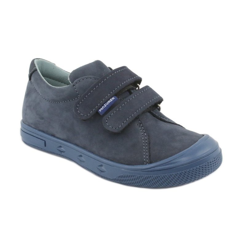 Încălțăminte pentru băieți, velcro Mazurek 1267 bleumarin albastru marin 1