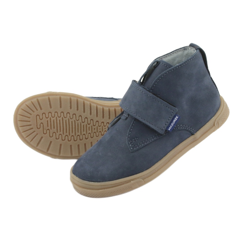 Ghete velcro Mazurek 106 bleumarin albastru marin 5 Ghete velcro Mazurek 106 bleumarin albastru marin 5