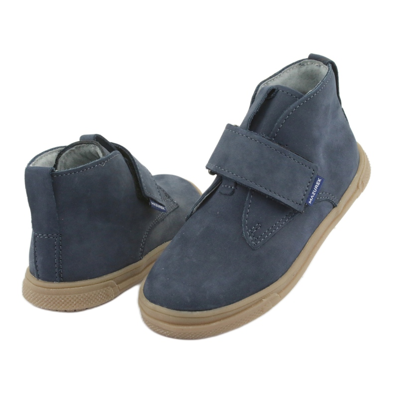 Ghete velcro Mazurek 106 bleumarin albastru marin 4 Ghete velcro Mazurek 106 bleumarin albastru marin 4