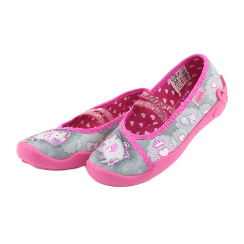 Încălțăminte pentru copii Befado 116X248 roz gri 3