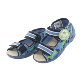 Pantofi pentru copii Befado galbeni 350P002 albastru marin albastru verde 3