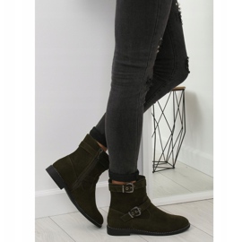 Cizme plate verzi MB188-266 Verde 1