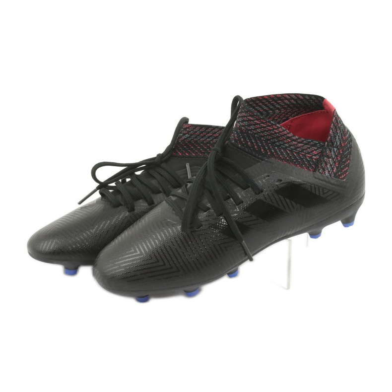 Ghete de fotbal Adidas Nemeziz 18.3 Fg Jr D98016 negru 2