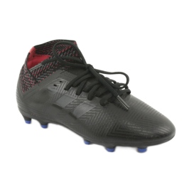Ghete de fotbal Adidas Nemeziz 18.3 Fg Jr D98016 negru 1