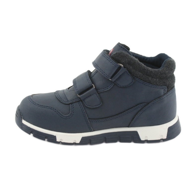 Pantofi sport velcro Big Star 374065 bleumarin alb roșu albastru marin 2