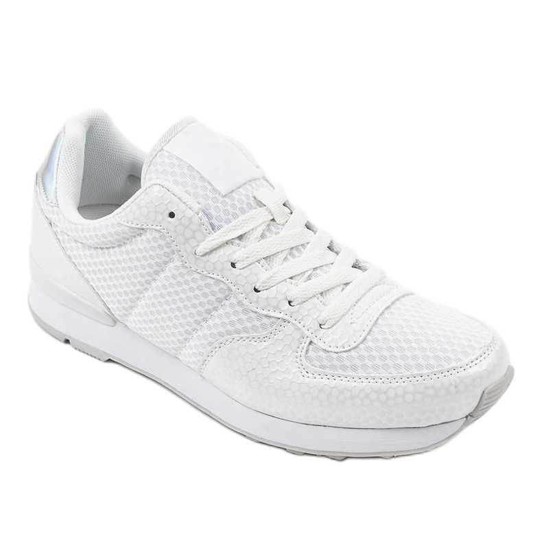 Pantofi sport bărbați albi 5535A-1 1 Pantofi sport bărbați albi 5535A-1 1
