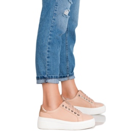 Kylie Încălțăminte sport pe platformă maro 2