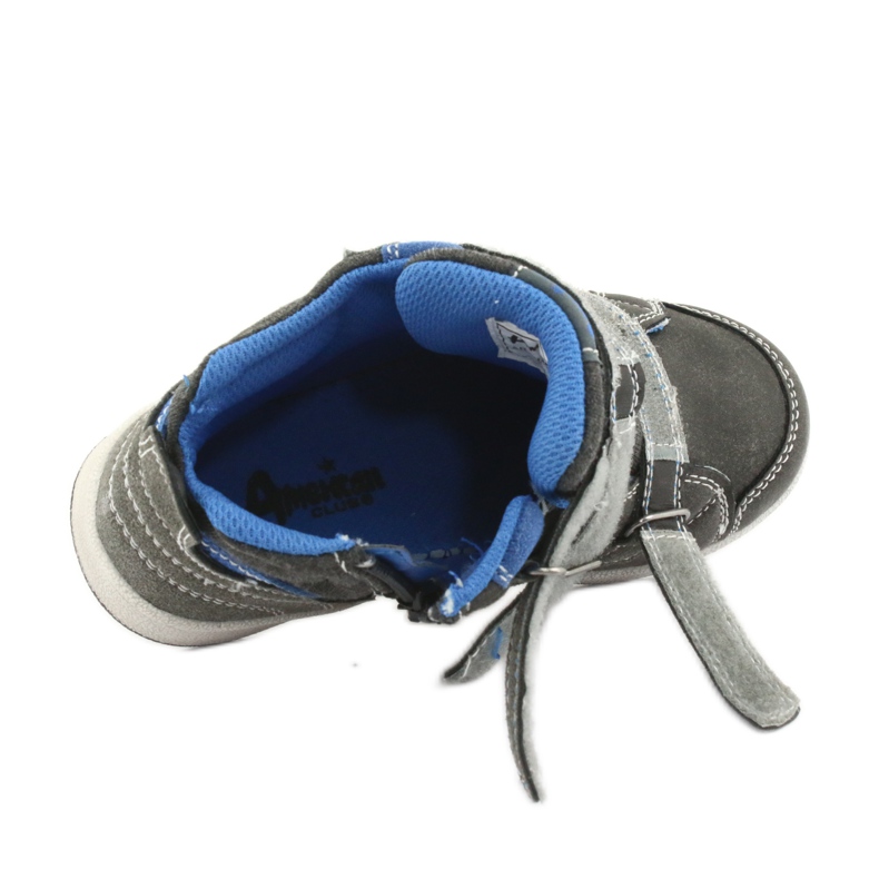 Pantofi sport de vârf American Club ES, gri albastru 5