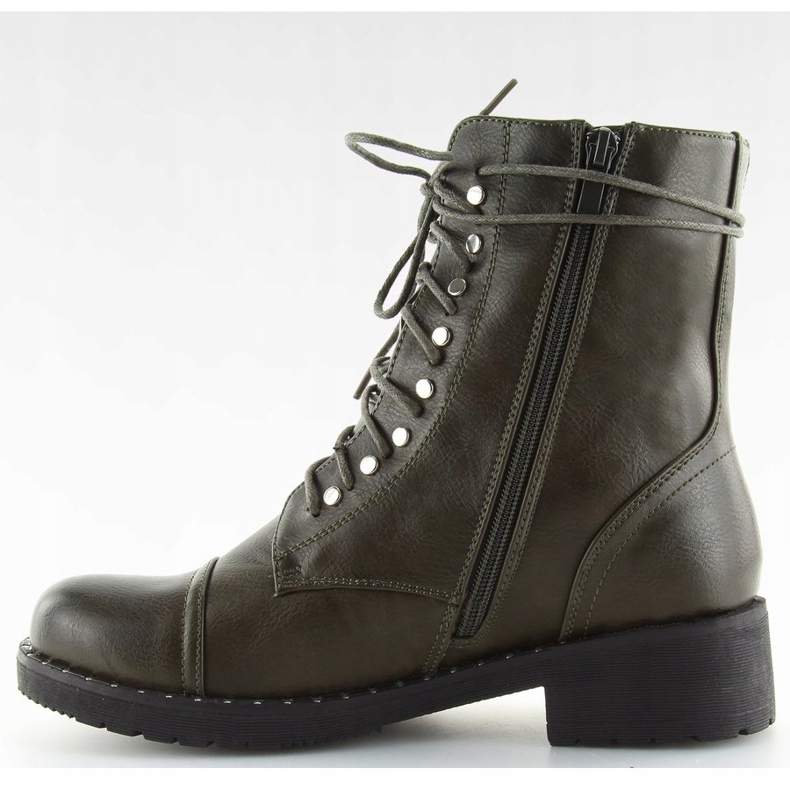 Cizme verzi cu știfturi B0-193 Verde 2