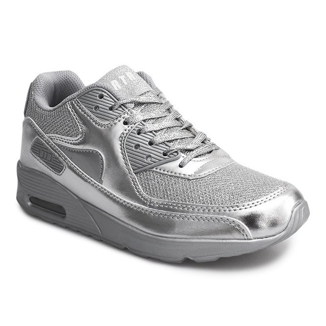 Pantofi de alergare sport D1-19 Silver gri 1 Pantofi de alergare sport D1-19 Silver gri 1
