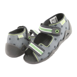 Pantofi pentru copii Befado galbeni 250P086 gri verde 4