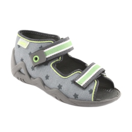 Pantofi pentru copii Befado galbeni 250P086 gri verde 1