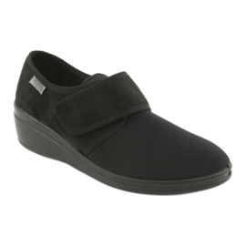 Papuci de damă DR.ORTO Befado cu velcro, pu 033D002, negru 1
